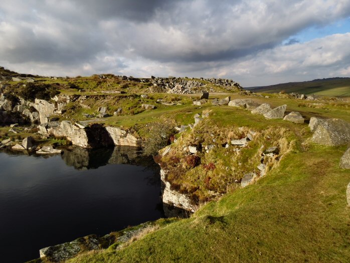 Gold-diggings Quarry, Craddock Moor, St Cleer, Liskeard District, Cornwall