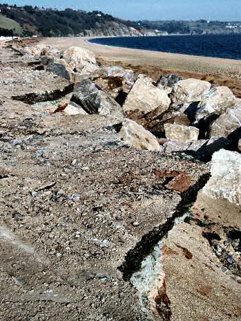 The wave damaged A379